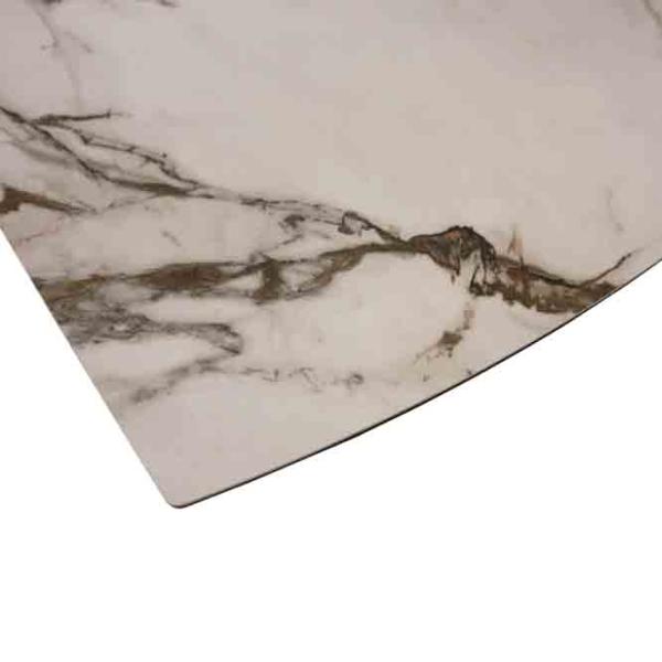 Masă de bucătărie extensibilă DecoPrim Burro Ceramică/ White photo 6