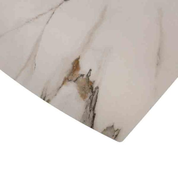 Masă de bucătărie extensibilă DecoPrim Burro Ceramică/ White photo 7