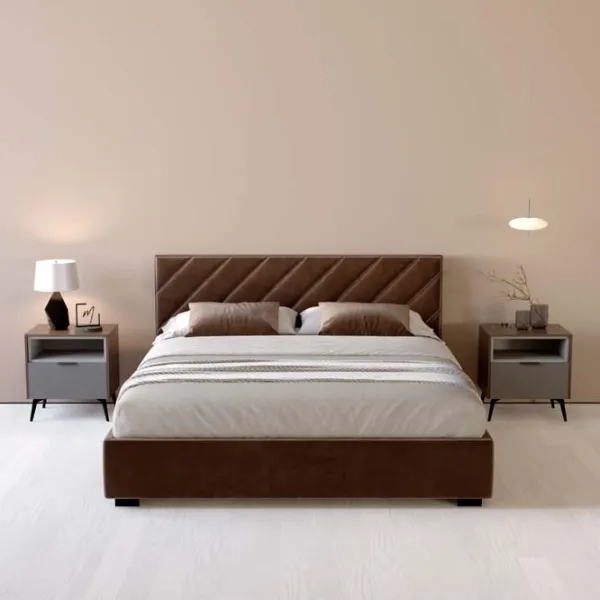 Кровать My-Style my-Luna 200 x 200 см / Фанера / Тёмно-коричневый photo 7