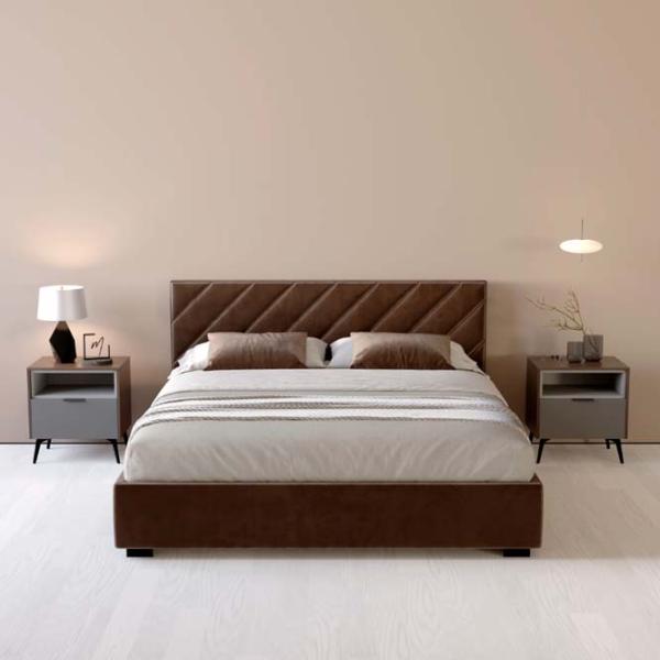 Кровать My-Style my-Luna 200 x 200 см / Фанера / Тёмно-коричневый photo 7