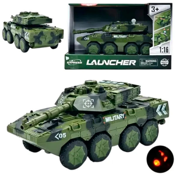 Tanc de luptă Wenyi Launcher WY1105A  / / White Green photo 6