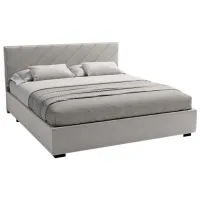 Кровать My-Style my-Luna 200 x 200 см / Фанера / Серый