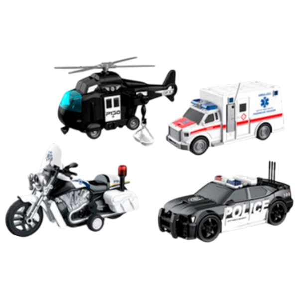 Комплект машин Wenyi Rescue WY500-4  / / White Черный photo 1