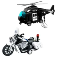 Set de mașini Wenyi Rescue WY500-4 / / White Black photo 2