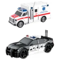 Set de mașini Wenyi Rescue WY500-4 / / White Black photo 3