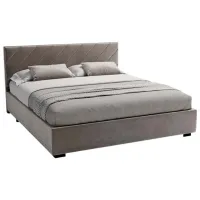 Кровать My-Style my-Luna 90 x 200 см / Фанера / Тёмно-серый