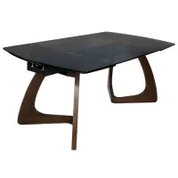 Masă de bucătărie extensibilă DecoPrim Hamlet Ceramică/ Black