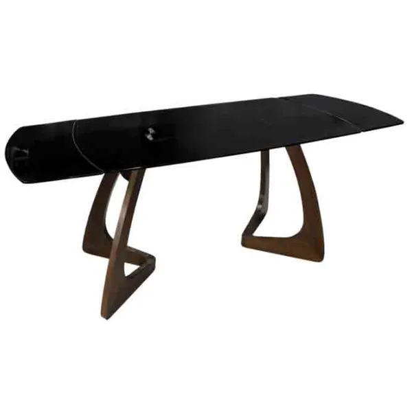 Masă de bucătărie extensibilă DecoPrim Hamlet Ceramică/ Black photo 2