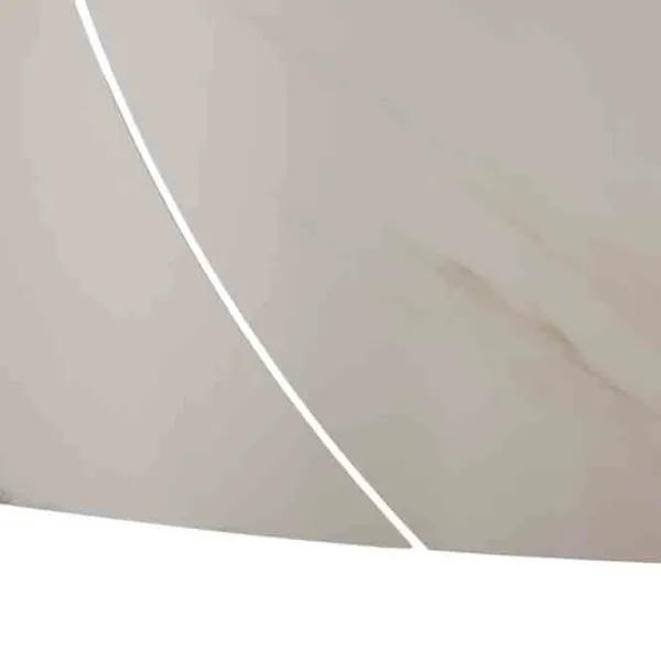 Masă de bucătărie extensibilă DecoPrim Nela Ceramică/ White photo 8