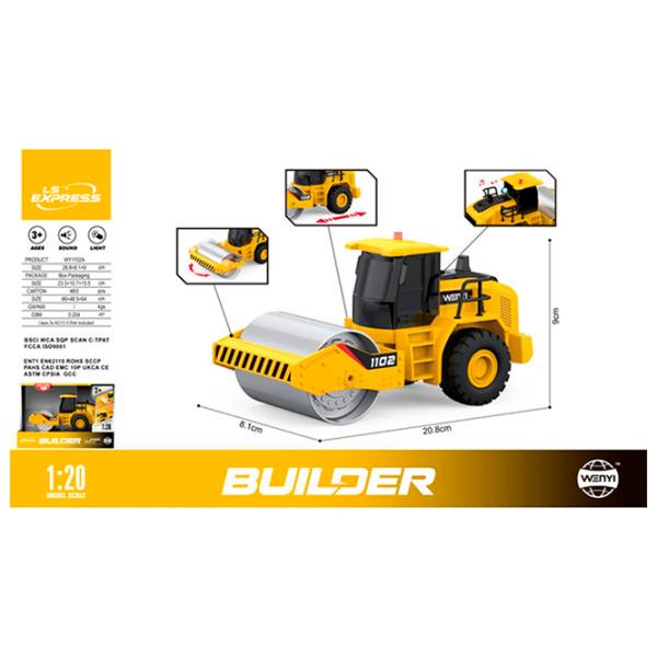 Buldozer Wenyi Builder WY1102A  / / Red Yellow photo 6
