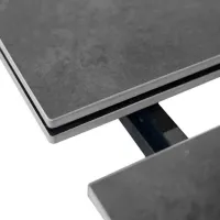 Кухонный стол раскладной DecoPrim Blade Керамика/ Серый photo 4