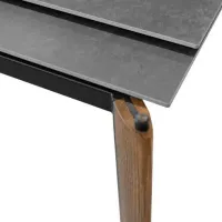Кухонный стол раскладной DecoPrim Blade Керамика/ Серый photo 5