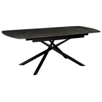 Masă de bucătărie extensibilă DecoPrim Antila Ceramică/ Black photo 5