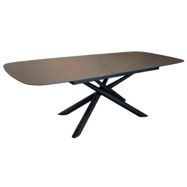 Masă de bucătărie extensibilă DecoPrim Velma Ceramică/ Dark Gray photo 2