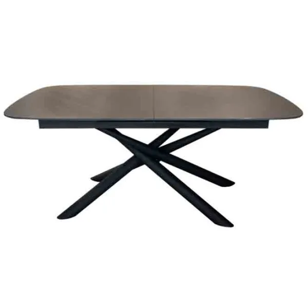 Masă de bucătărie extensibilă DecoPrim Velma Ceramică/ Dark Gray photo 3