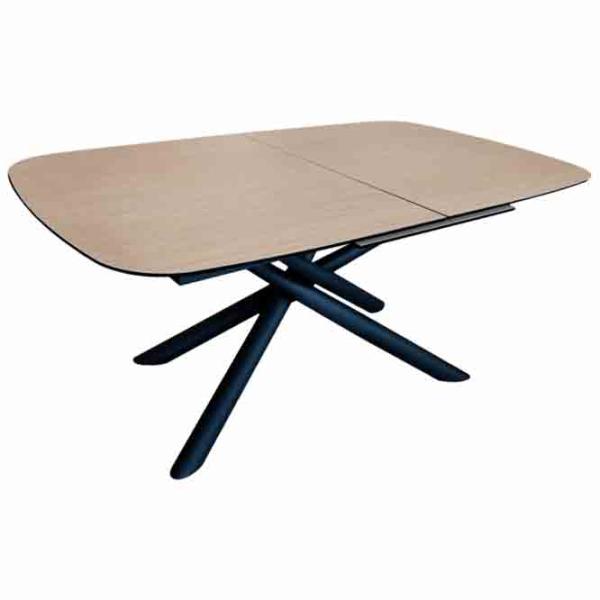 Masă de bucătărie extensibilă DecoPrim Velma Ceramică/ Stejar Sonoma photo 1