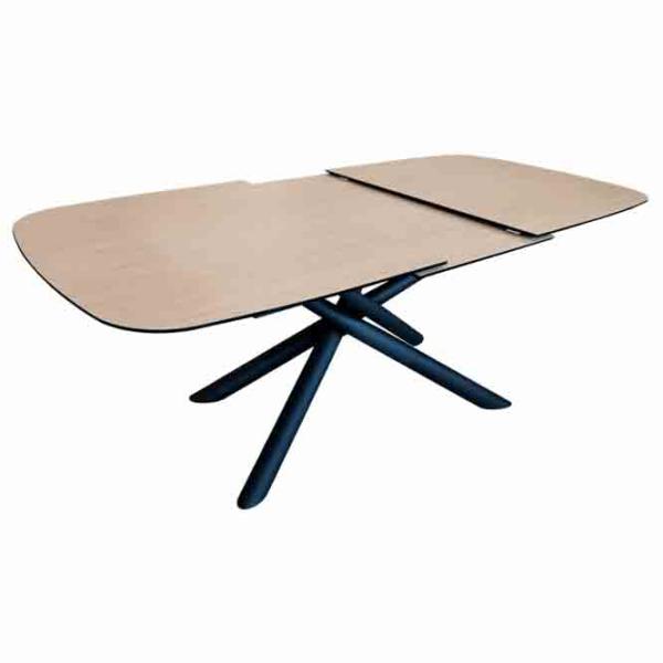 Masă de bucătărie extensibilă DecoPrim Velma Ceramică/ Stejar Sonoma photo 2