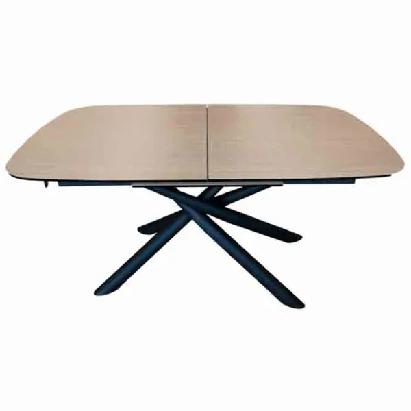 Masă de bucătărie extensibilă DecoPrim Velma Ceramică/ Stejar Sonoma photo 3