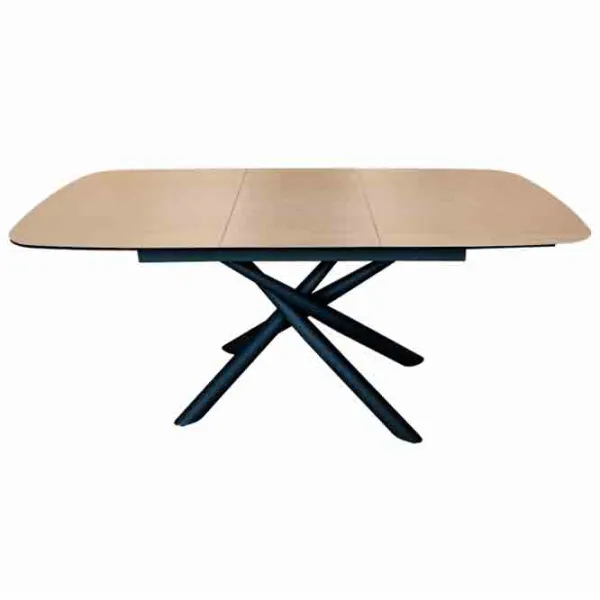 Masă de bucătărie extensibilă DecoPrim Velma Ceramică/ Stejar Sonoma photo 4