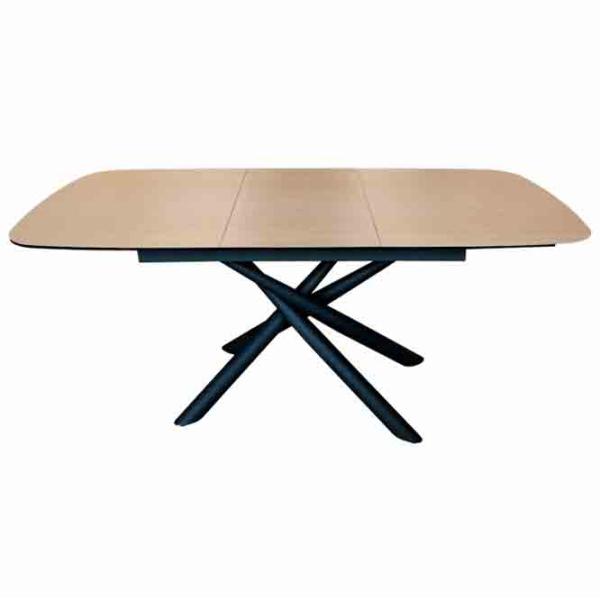 Masă de bucătărie extensibilă DecoPrim Velma Ceramică/ Stejar Sonoma photo 4