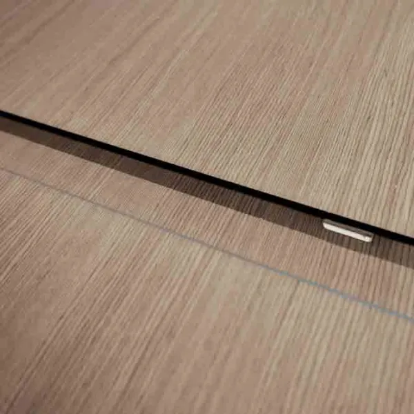 Masă de bucătărie extensibilă DecoPrim Velma Ceramică/ Stejar Sonoma photo 6