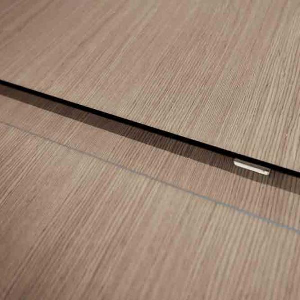 Masă de bucătărie extensibilă DecoPrim Velma Ceramică/ Stejar Sonoma photo 6