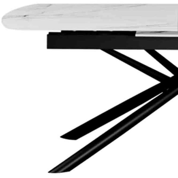 Masă de bucătărie extensibilă DecoPrim Antila Ceramică/ White photo 3