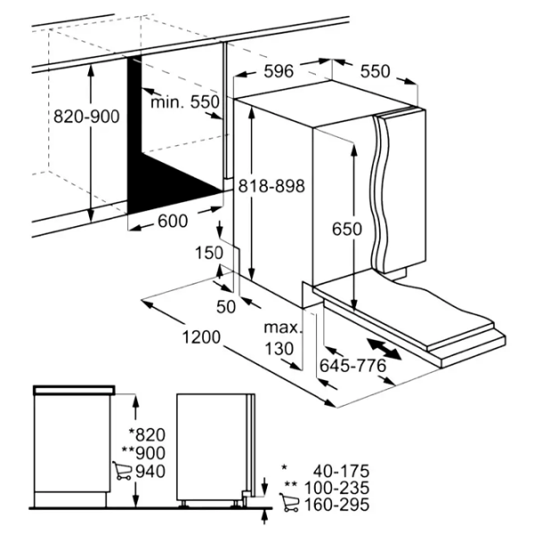 Посудомоечная машина Electrolux EEM48320L Полногабаритная / Белый photo 6