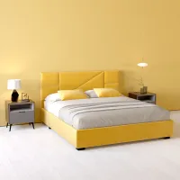 Кровать My-Style my-Dina 120 x 200 см / Фанера / Желтый photo 3
