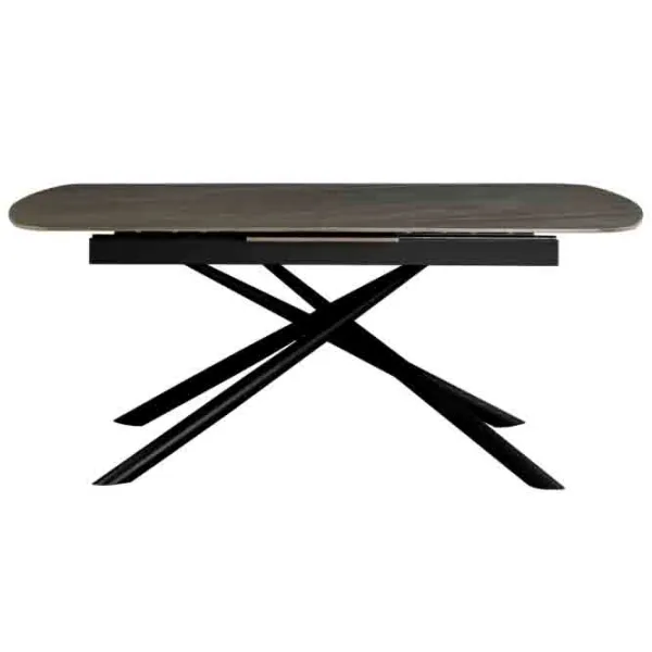 Masă de bucătărie extensibilă DecoPrim Antila Ceramică/ White photo 1