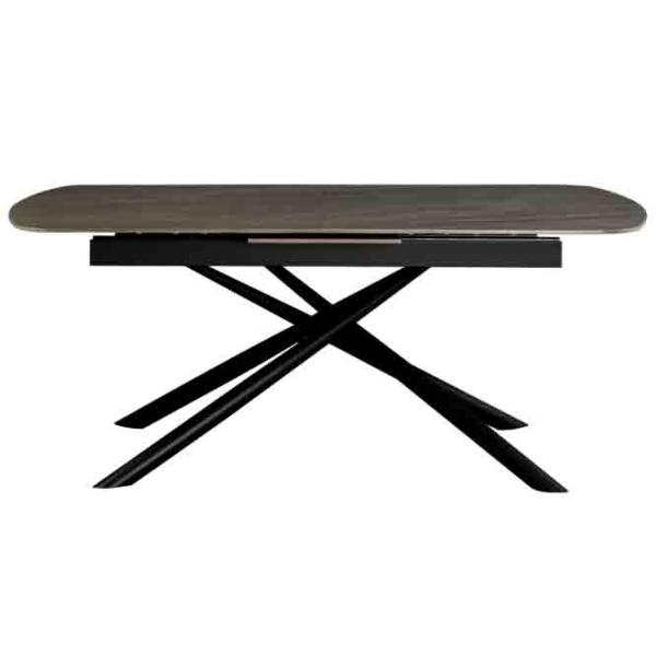 Masă de bucătărie extensibilă DecoPrim Antila Ceramică/ White photo 1