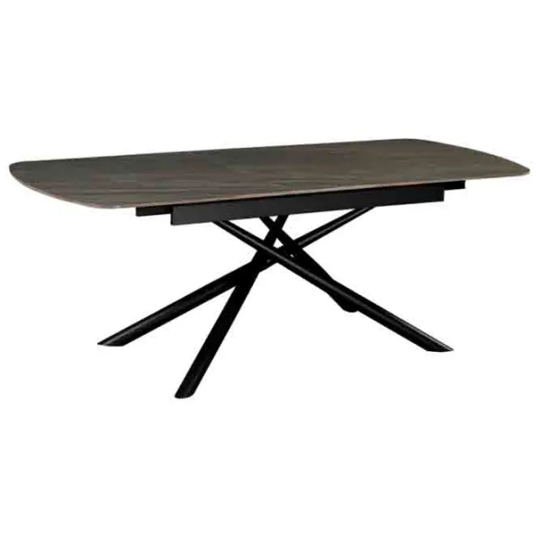 Masă de bucătărie extensibilă DecoPrim Antila Ceramică/ White photo 4