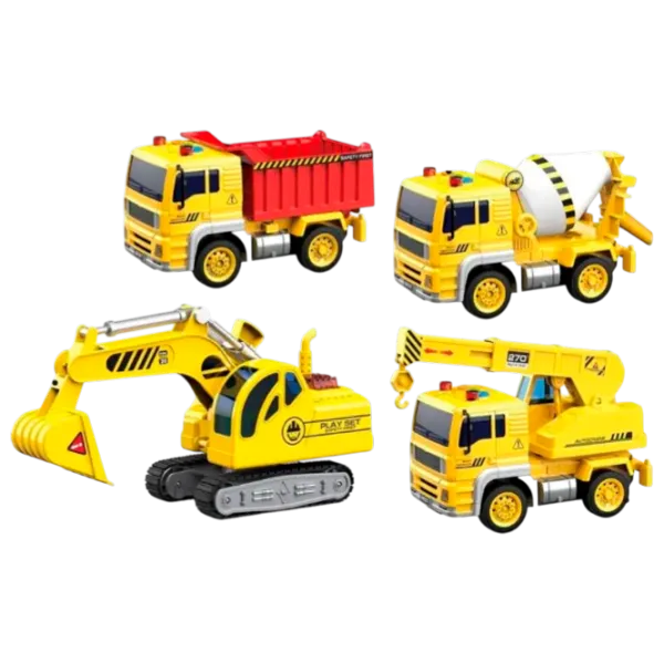 Комплект машин Wenyi Builder WY510-4  / / White Желтый photo 1