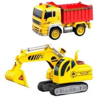 Set de mașini Wenyi Builder WY510-4 / / White Yellow photo 2