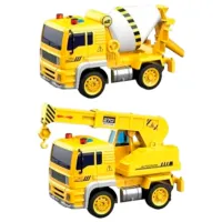 Set de mașini Wenyi Builder WY510-4 / / White Yellow photo 3