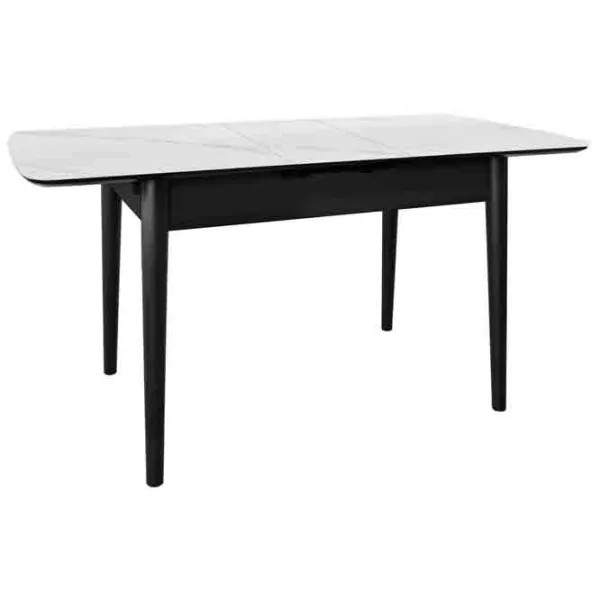 Masă de bucătărie extensibilă DecoPrim Granna Ceramică/ White photo 2