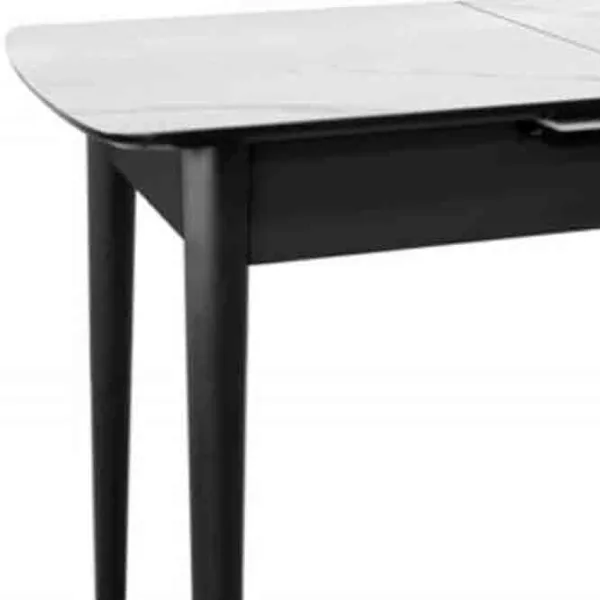 Masă de bucătărie extensibilă DecoPrim Granna Ceramică/ White photo 3