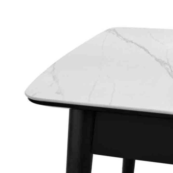 Masă de bucătărie extensibilă DecoPrim Granna Ceramică/ White photo 4