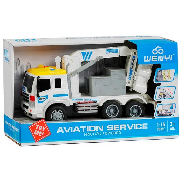 Camion Wenyi Aviation Service WY290C  / / Yellow White photo 4