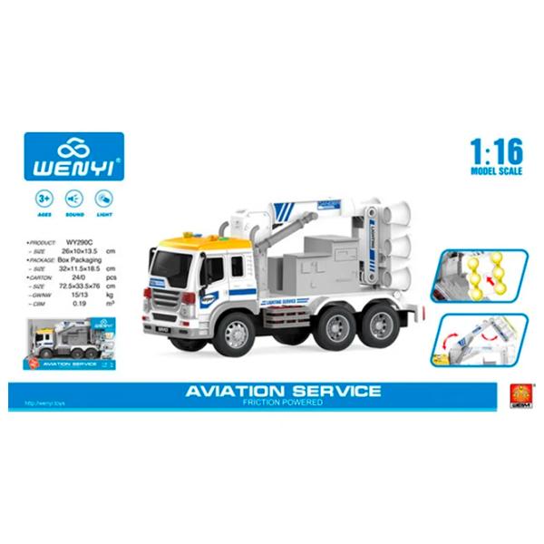 Camion Wenyi Aviation Service WY290C  / / Yellow White photo 5