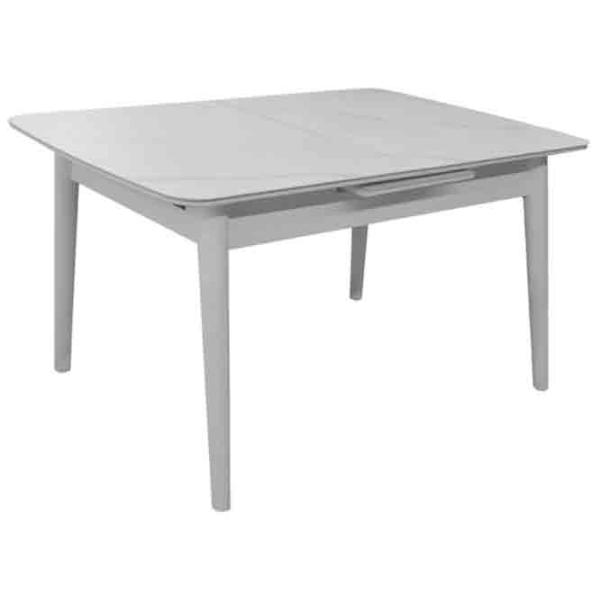 Masă de bucătărie extensibilă DecoPrim Granna Ceramică/ White photo 1