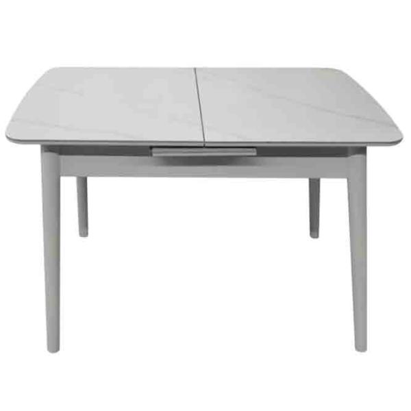 Masă de bucătărie extensibilă DecoPrim Granna Ceramică/ White photo 2