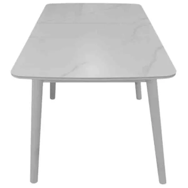 Masă de bucătărie extensibilă DecoPrim Granna Ceramică/ White photo 3