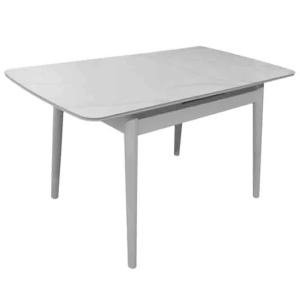 Masă de bucătărie extensibilă DecoPrim Granna Ceramică/ White photo 7