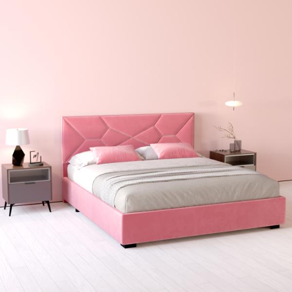 Кровать My-Style my-Nina 160 x 200 см / Фанера / Розовый photo 5