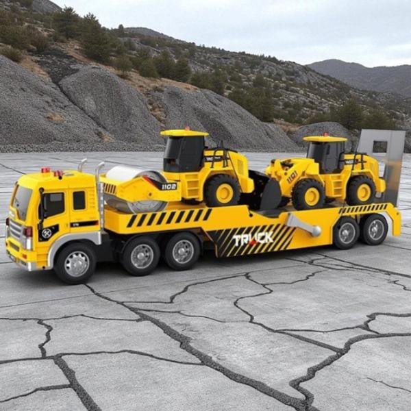 Camion Wenyi Transport Truck WY578C  / / White Yellow photo 3