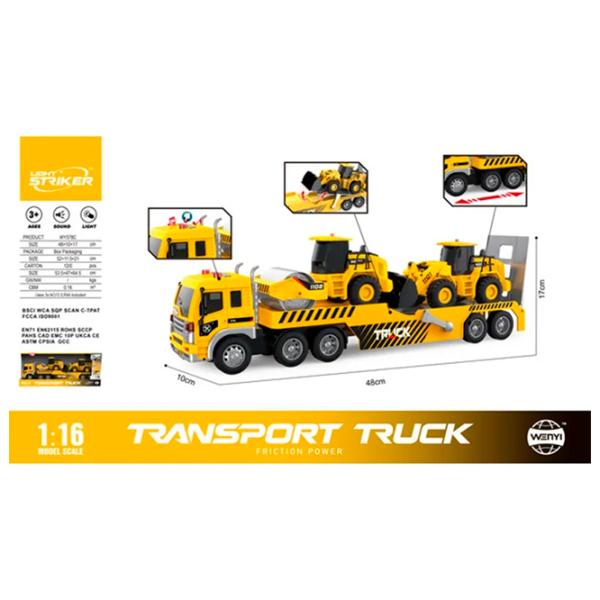 Camion Wenyi Transport Truck WY578C  / / White Yellow photo 4