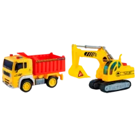 Комплект машин Wenyi Builder WY570C  / / Red Желтый