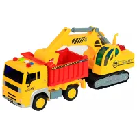 Set de mașini Wenyi Builder WY570C / / Red Yellow photo 3