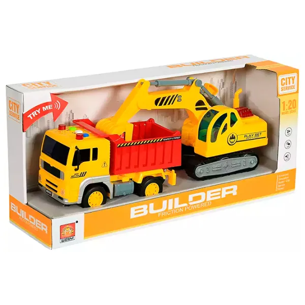 Комплект машин Wenyi Builder WY570C  / / Red Желтый photo 4